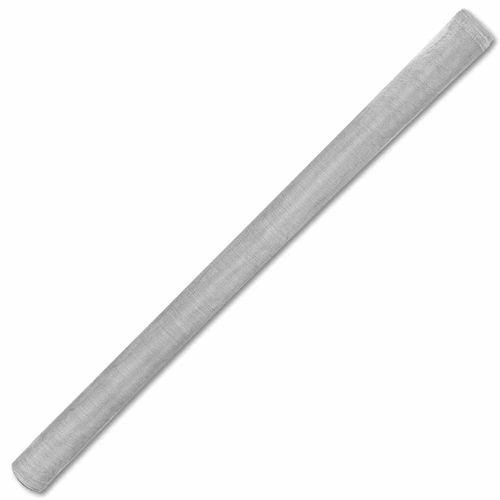 Aluminum Mesh Screen 39.4x196.9 in Silver V542