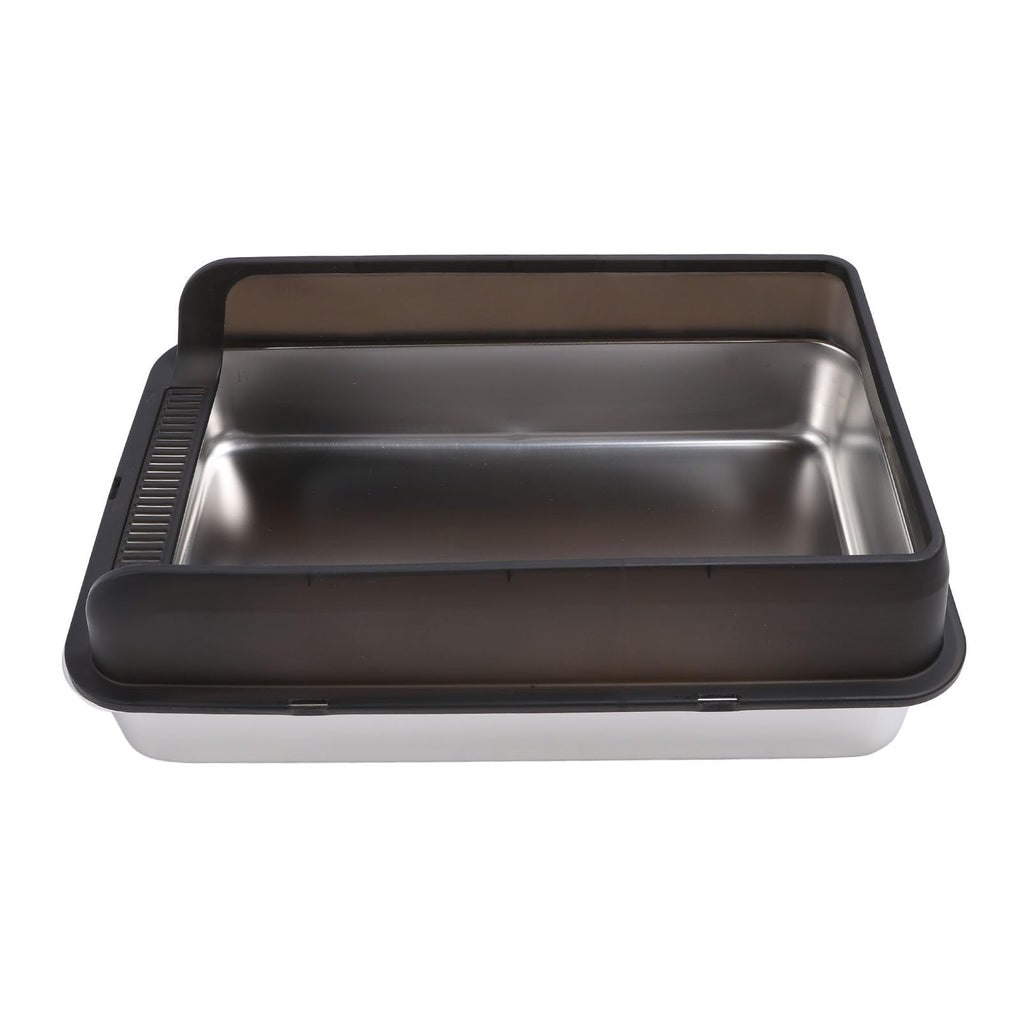 Stainless Steel Litter Box with Lid J59563
