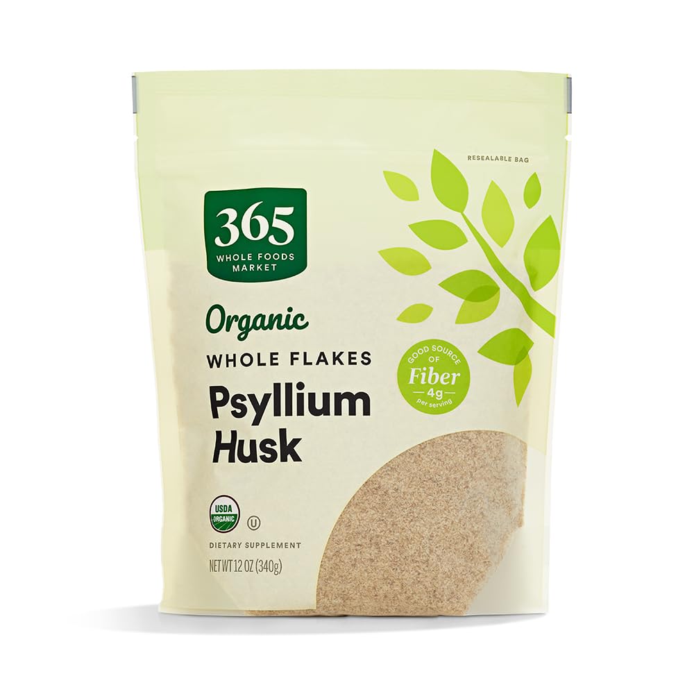Organic Psyllium Husk 12 Ounce I43175