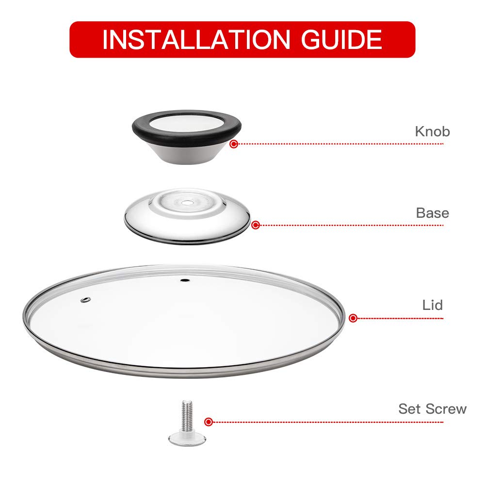 Glass Lid for Frying Pan 12"/30cm C44970