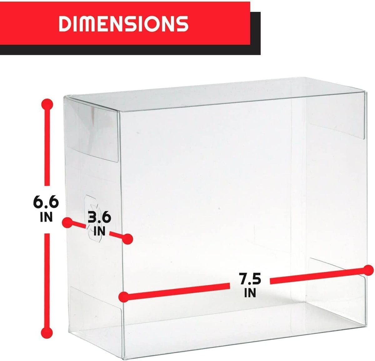 Clear PET Display Case 5-Pack + 2-Pack R757