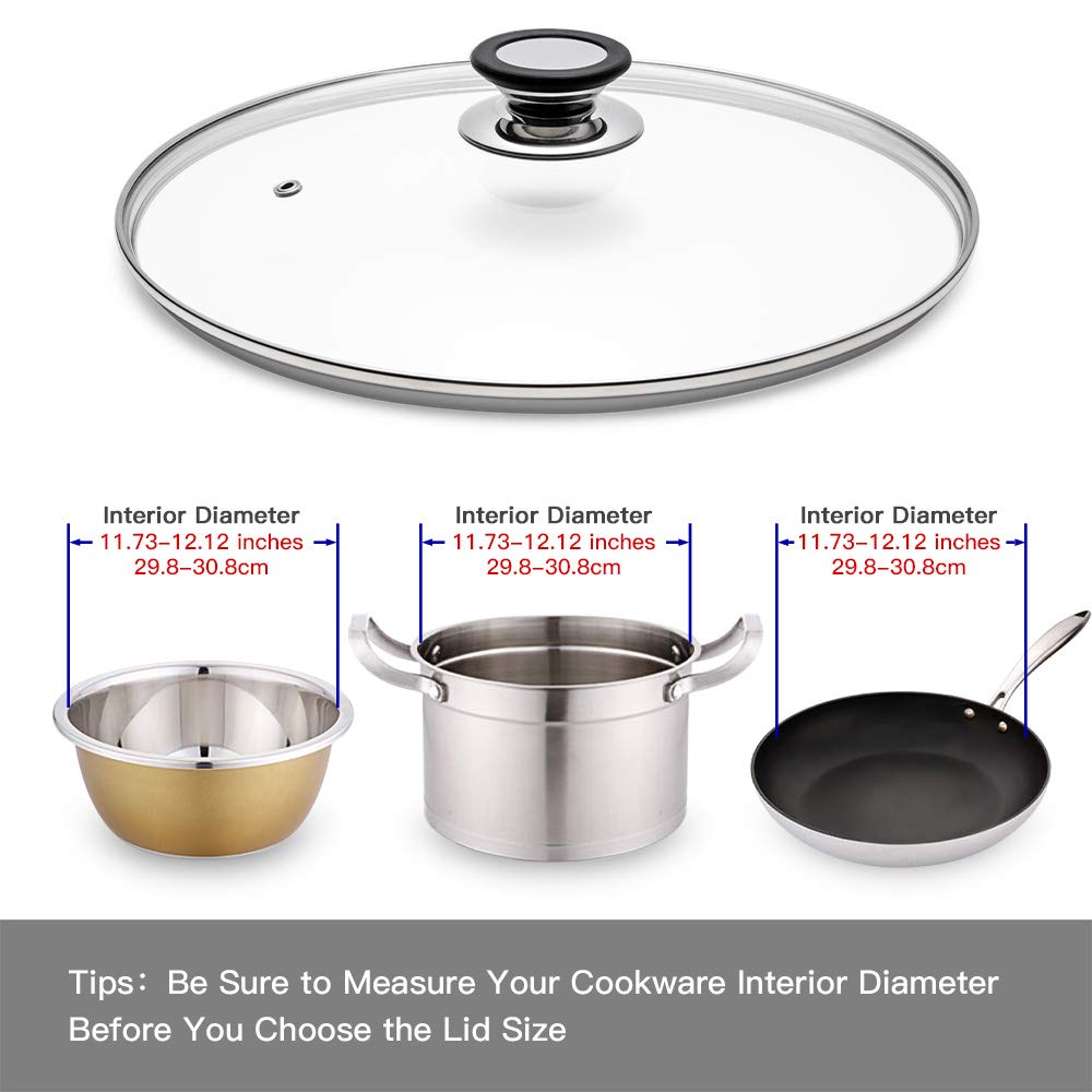 Glass Lid for Frying Pan 12"/30cm C44970