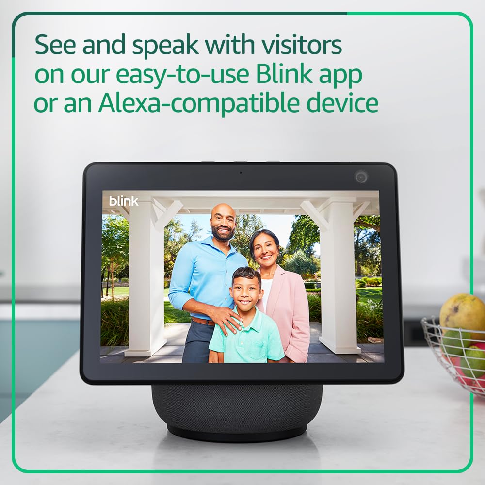 Wireless Smart Security Camera System with Video Doorbell G2837