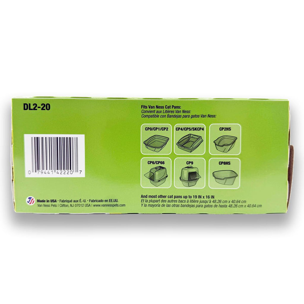 Unscented Large Drawstring Cat Litter Box Liners, 20 Count W452784