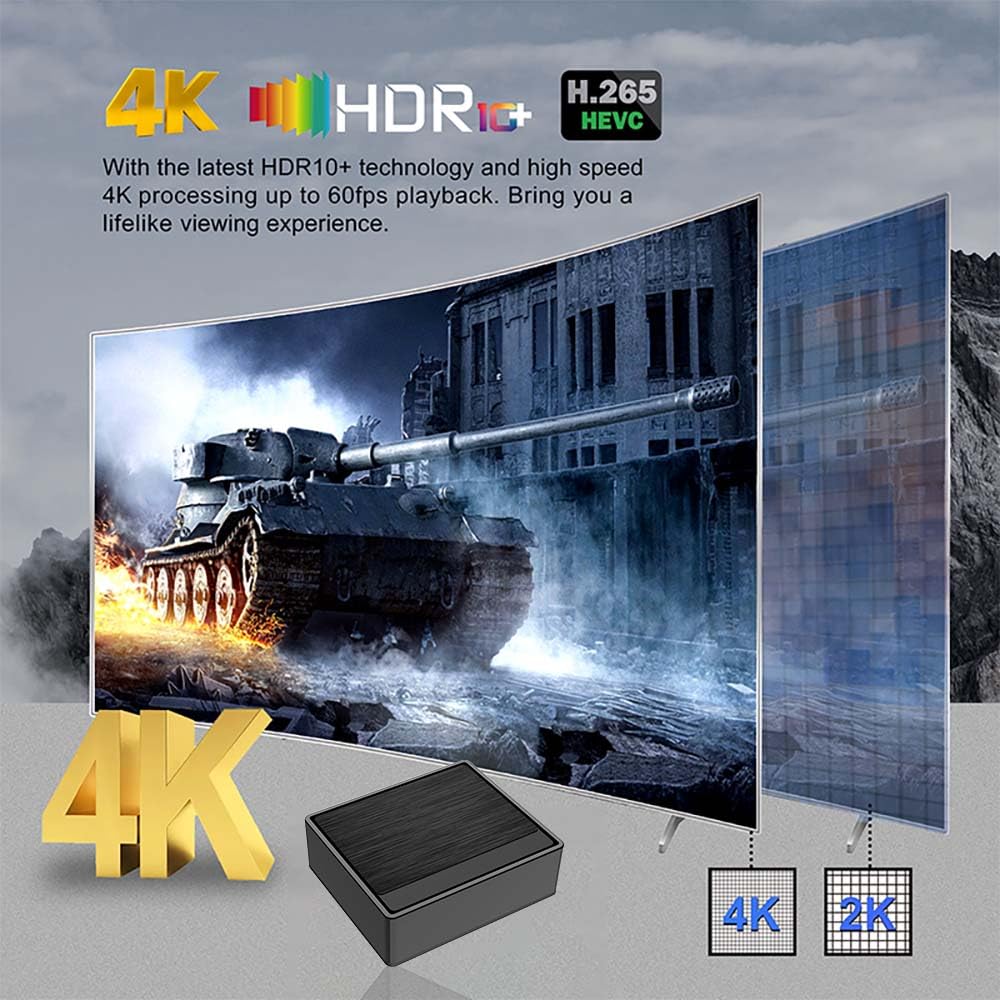 Android TV Box 4K Ultra HD Streaming Device X9423