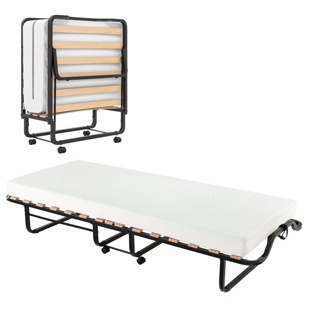 78.5” x 31” Folding Bed with 5” Memory Foam Mattress D751685