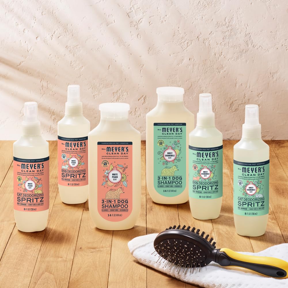 Dog Shampoo White Peach Scent 14oz X12210