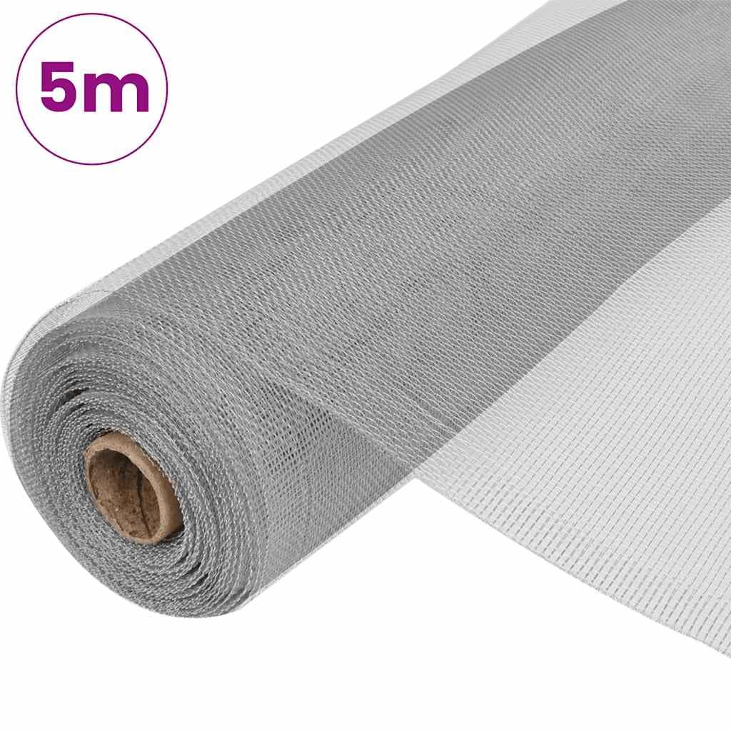 Aluminum Mesh Screen 39.4x196.9 in Silver V542