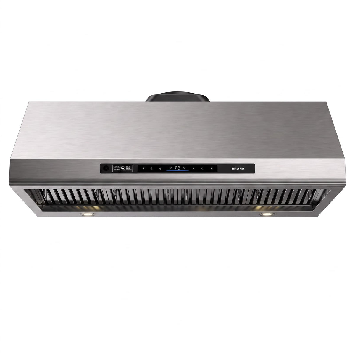 48 Inch Outdoor Range Hood with 4-Speed Fan and LED Lights J30154