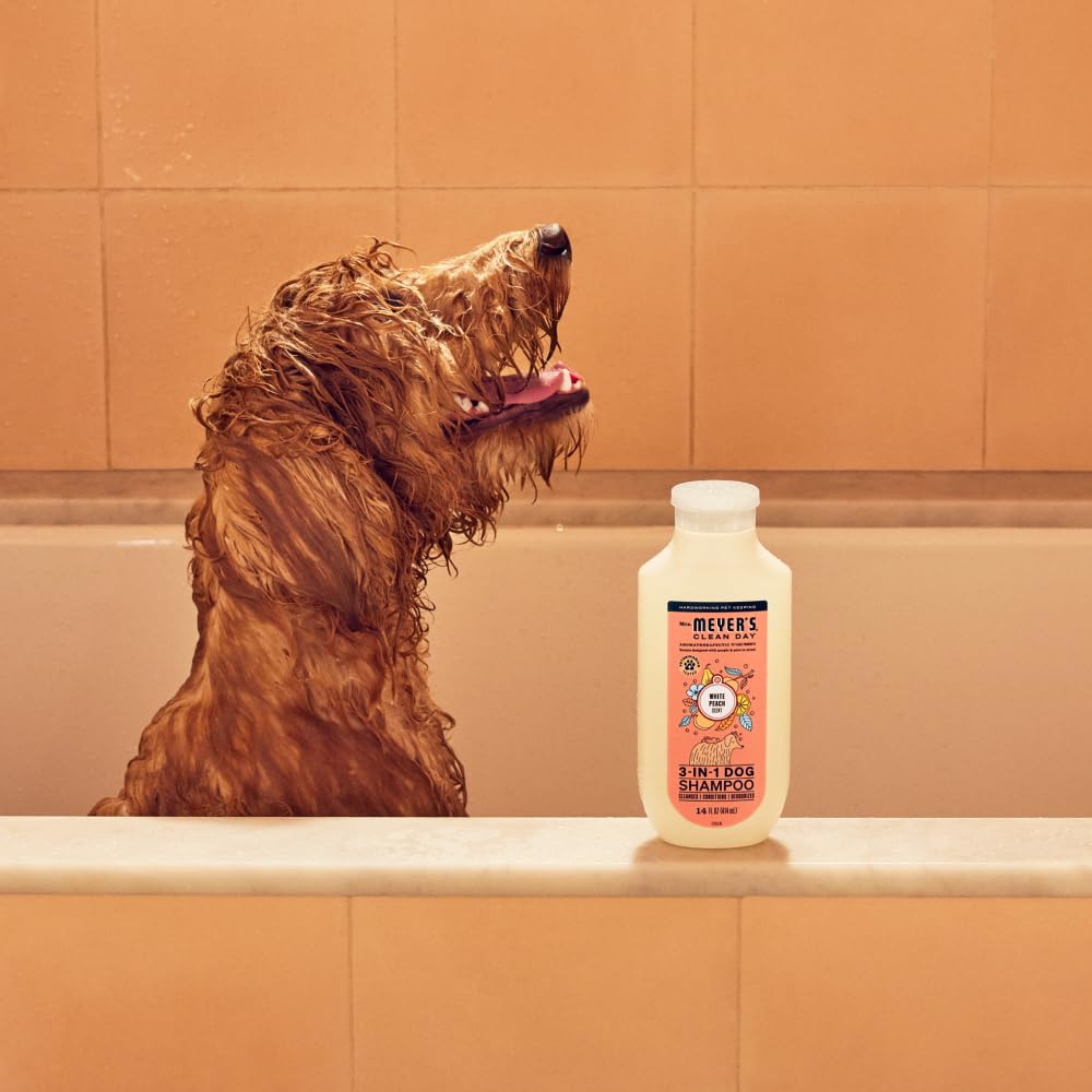 Dog Shampoo White Peach Scent 14oz X12210