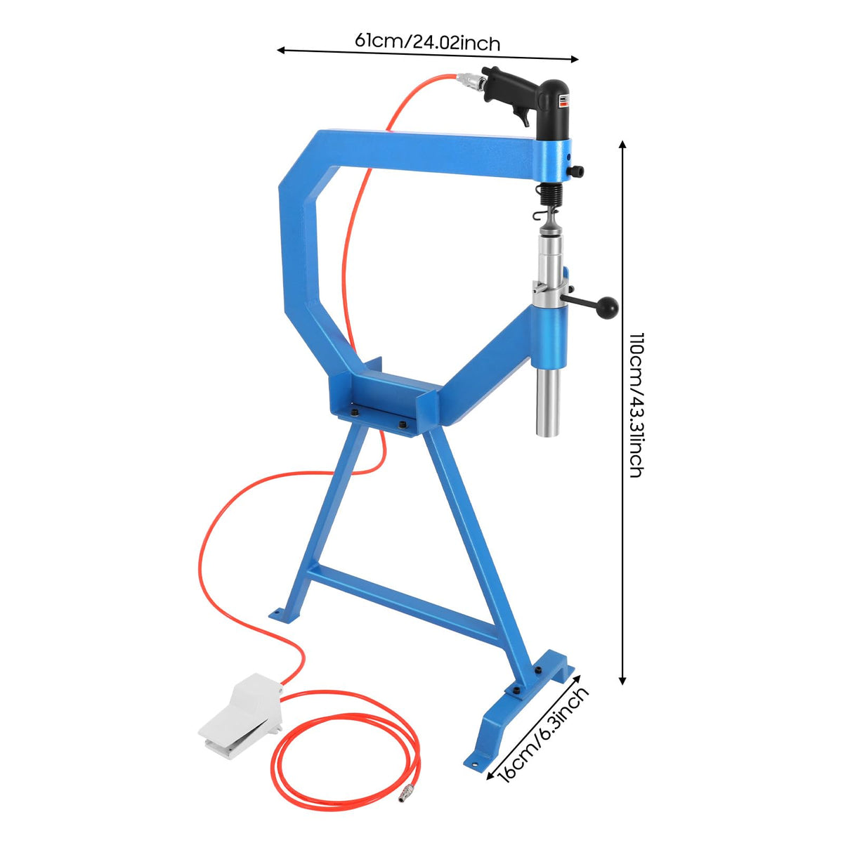 Pneumatic Planishing Hammer, 3 Anvils B293279