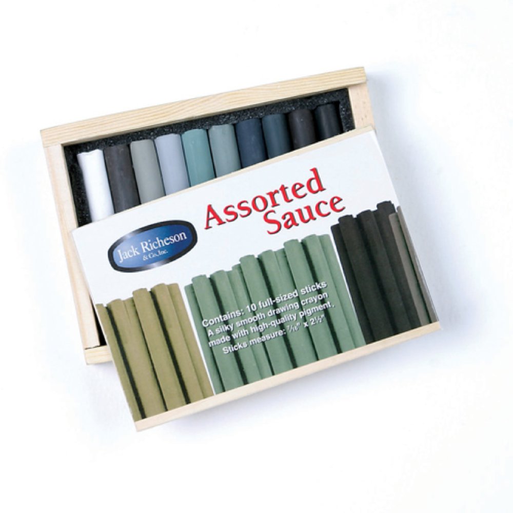 Assorted Sauce in A Wood Box N849992