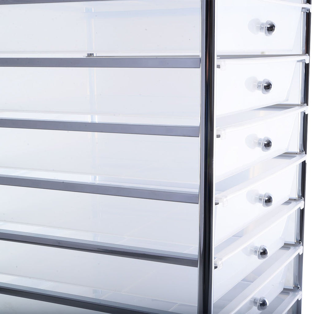 10 Drawer Rolling Storage Cart D2325