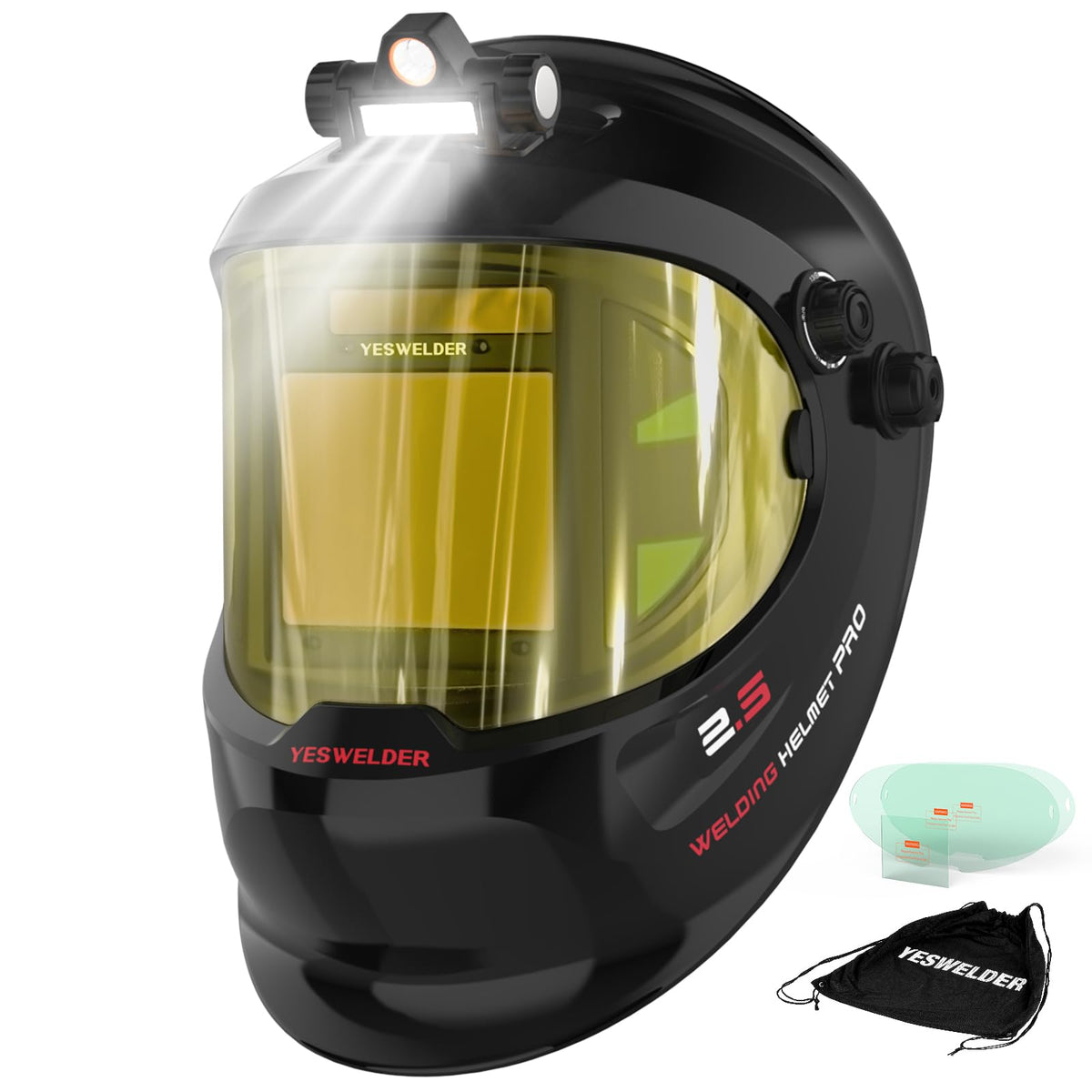 Auto Darkening Welding Helmet with LED F78288