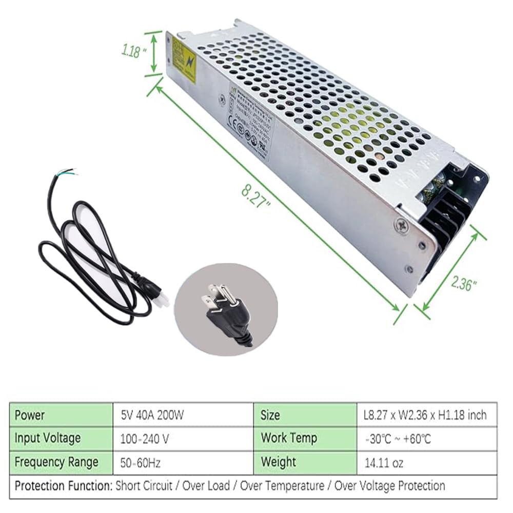 200W Low Voltage Power Supply for LED Display Q571755