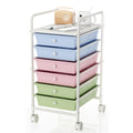 6-Tier Rolling Utility Cart with 6 Drawers S604628