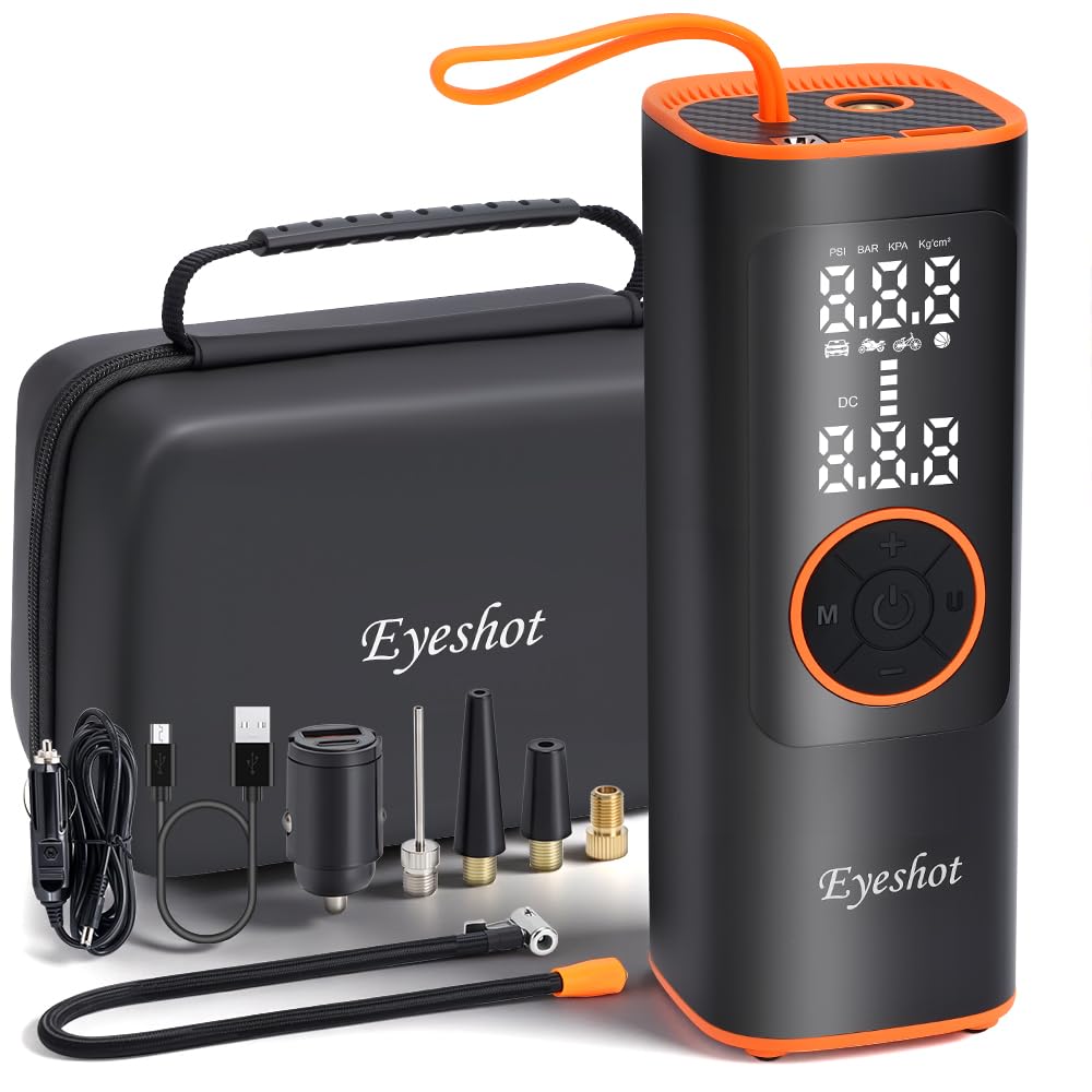 150PSI Cordless Portable Air Compressor with Digital Pressure Gauge E7287