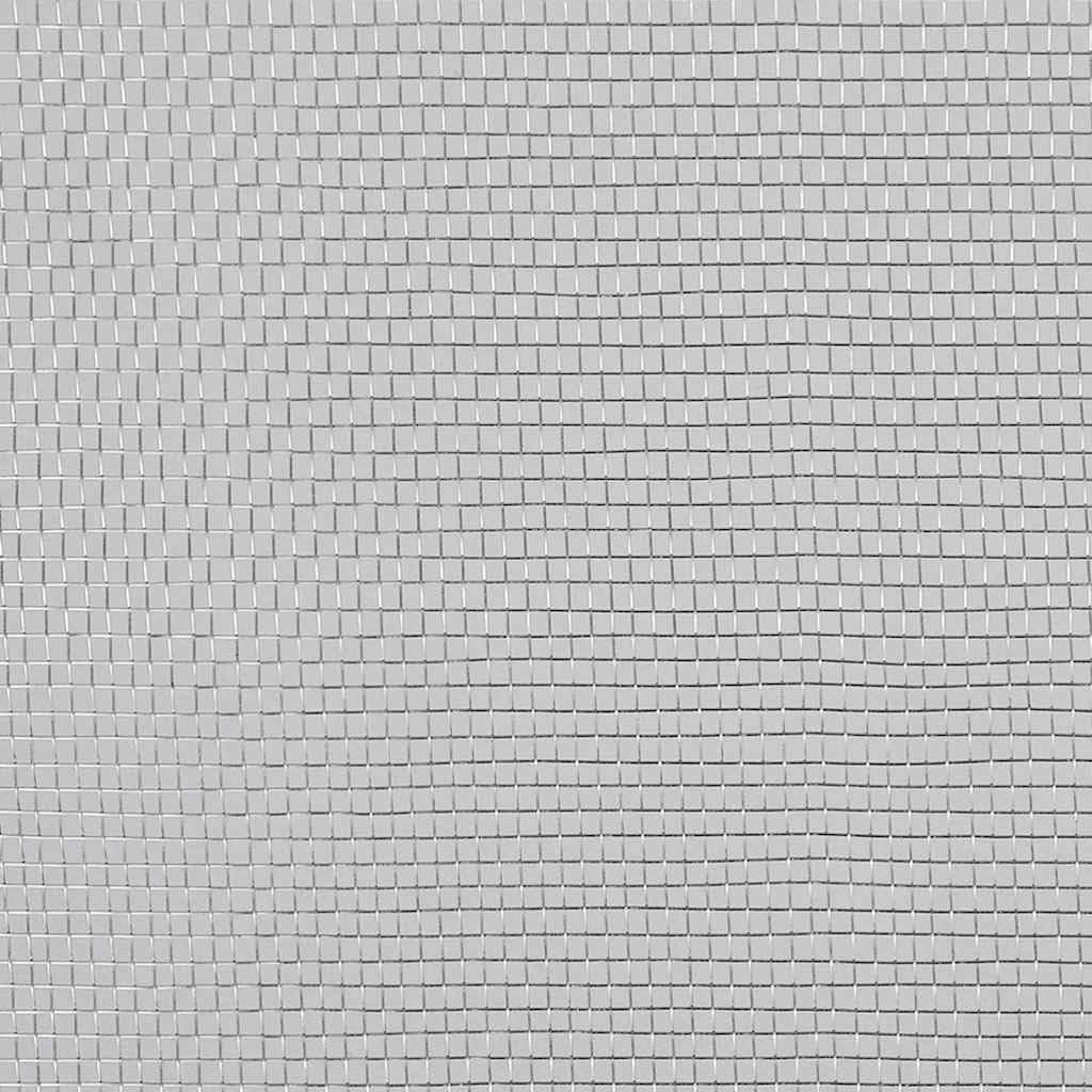 Aluminum Mesh Screen 39.4x196.9 in Silver V542