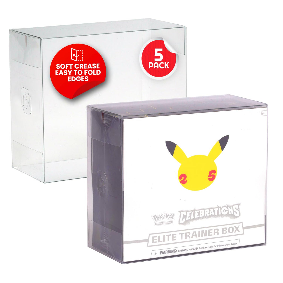 Clear PET Display Case 5-Pack + 2-Pack R757