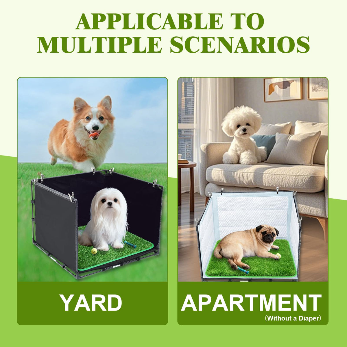Artificial Grass Dog Pee Pad Holder C90762