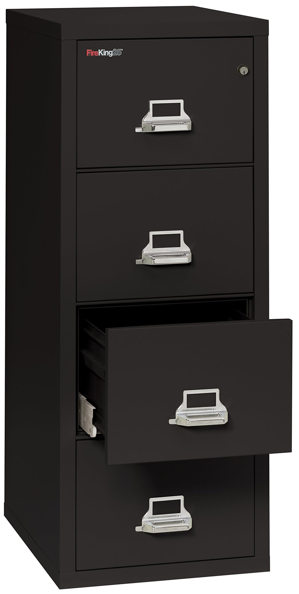 Black 4 Drawer Legal Fire Rated File Cabinet K258374