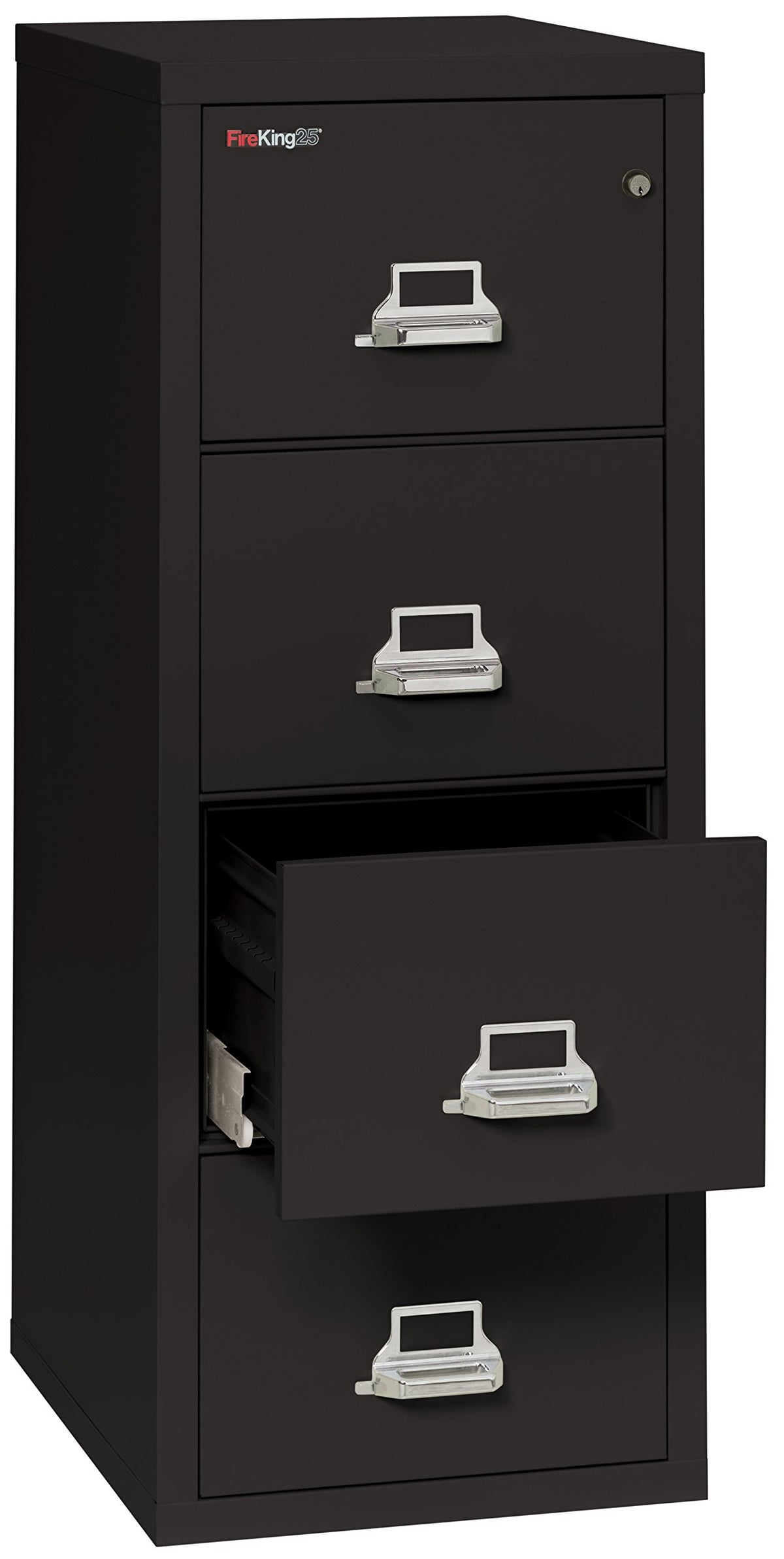 Black 4 Drawer Legal Fire Rated File Cabinet K258374