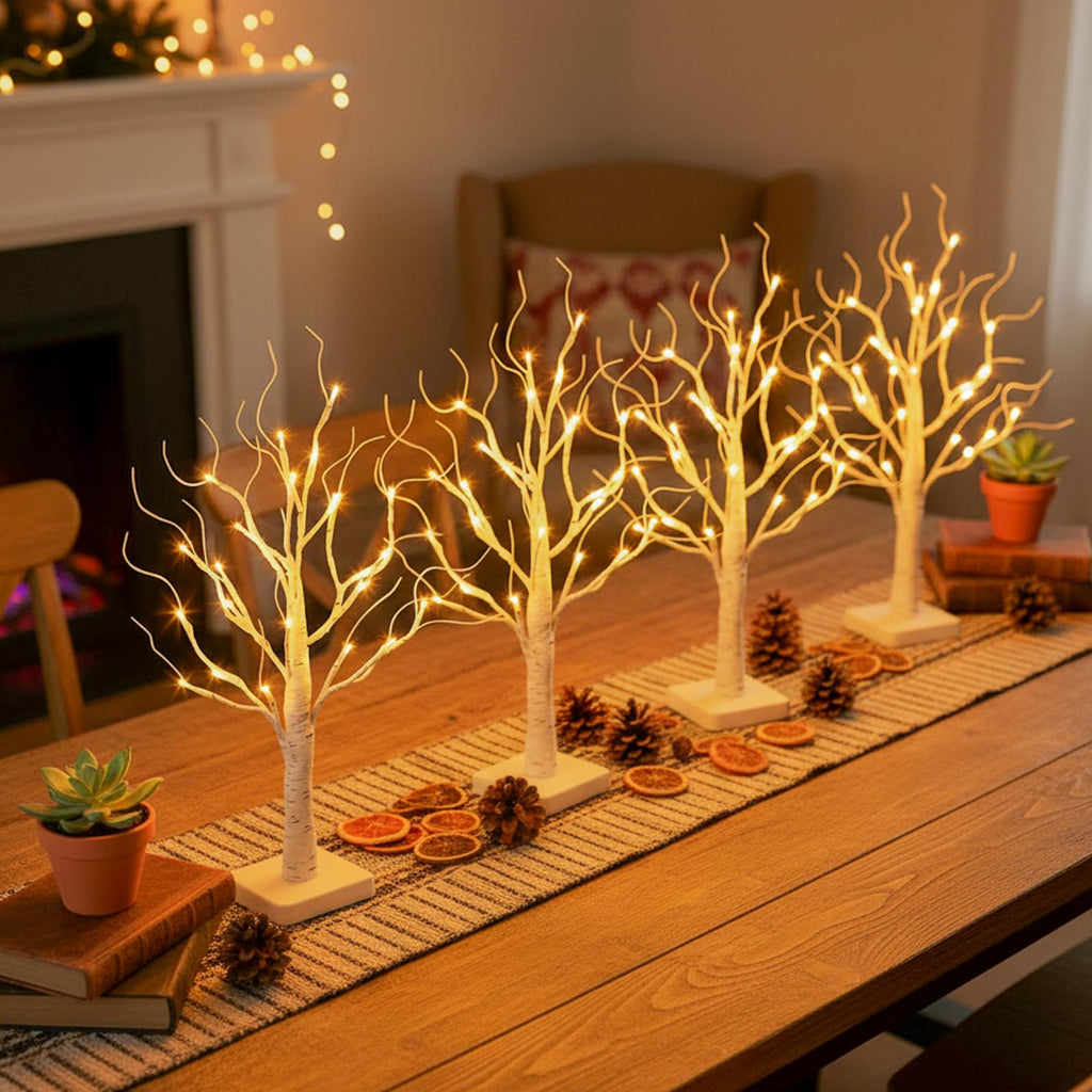 Lighted Birch Tree with LED Lights E26962