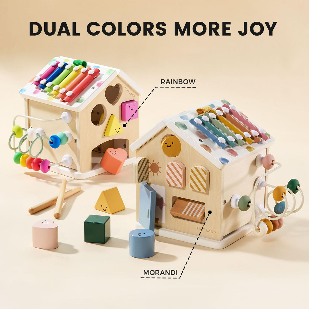 Wooden Activity Cube T765055