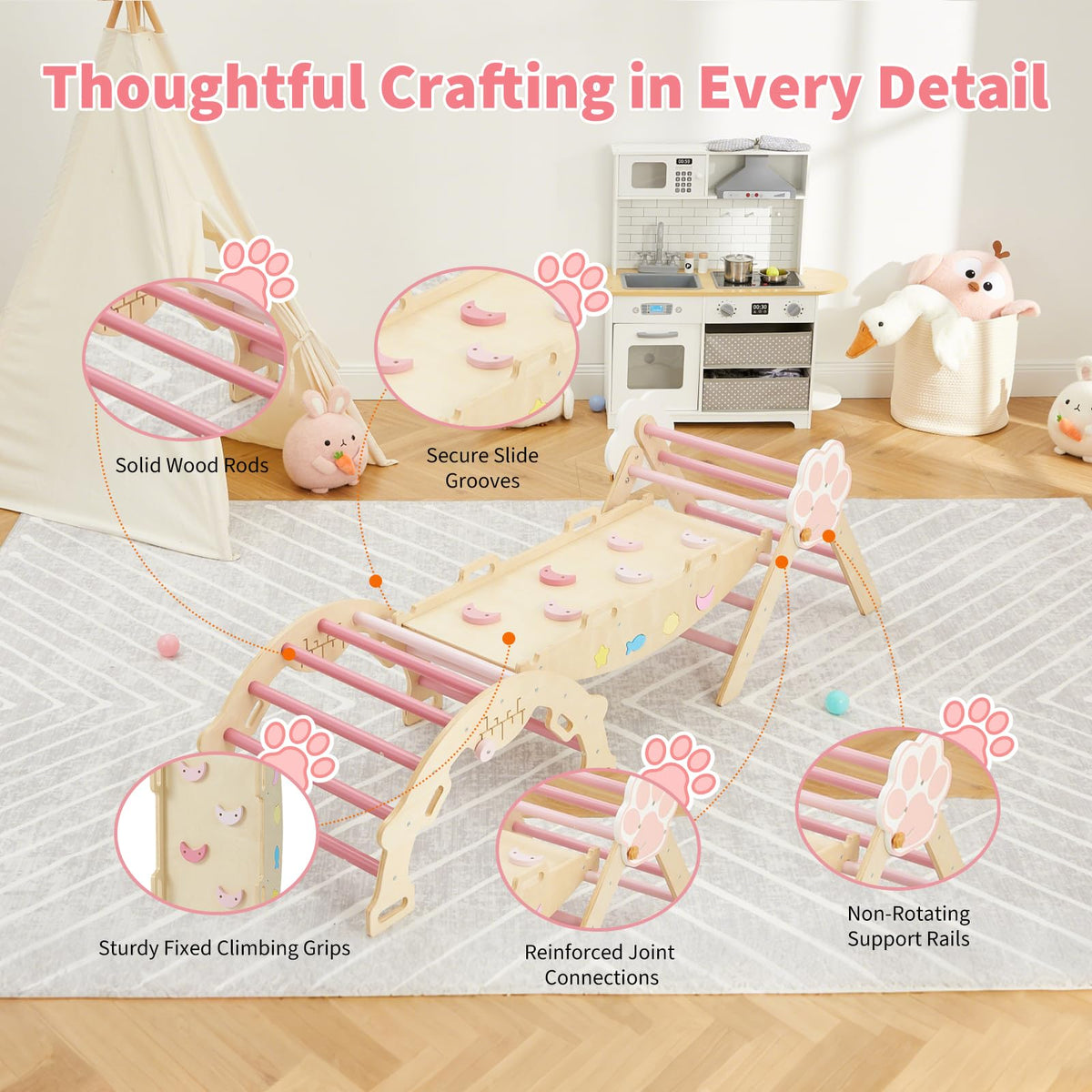 7-in-1 Triangle Climbing Set X73885