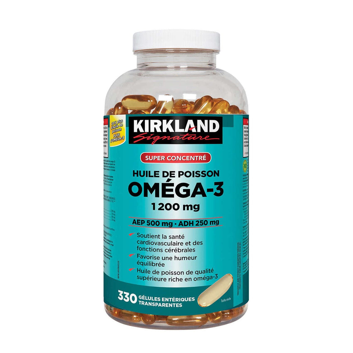 Omega-3 Fish Oil 1000mg 300 Softgels F43676