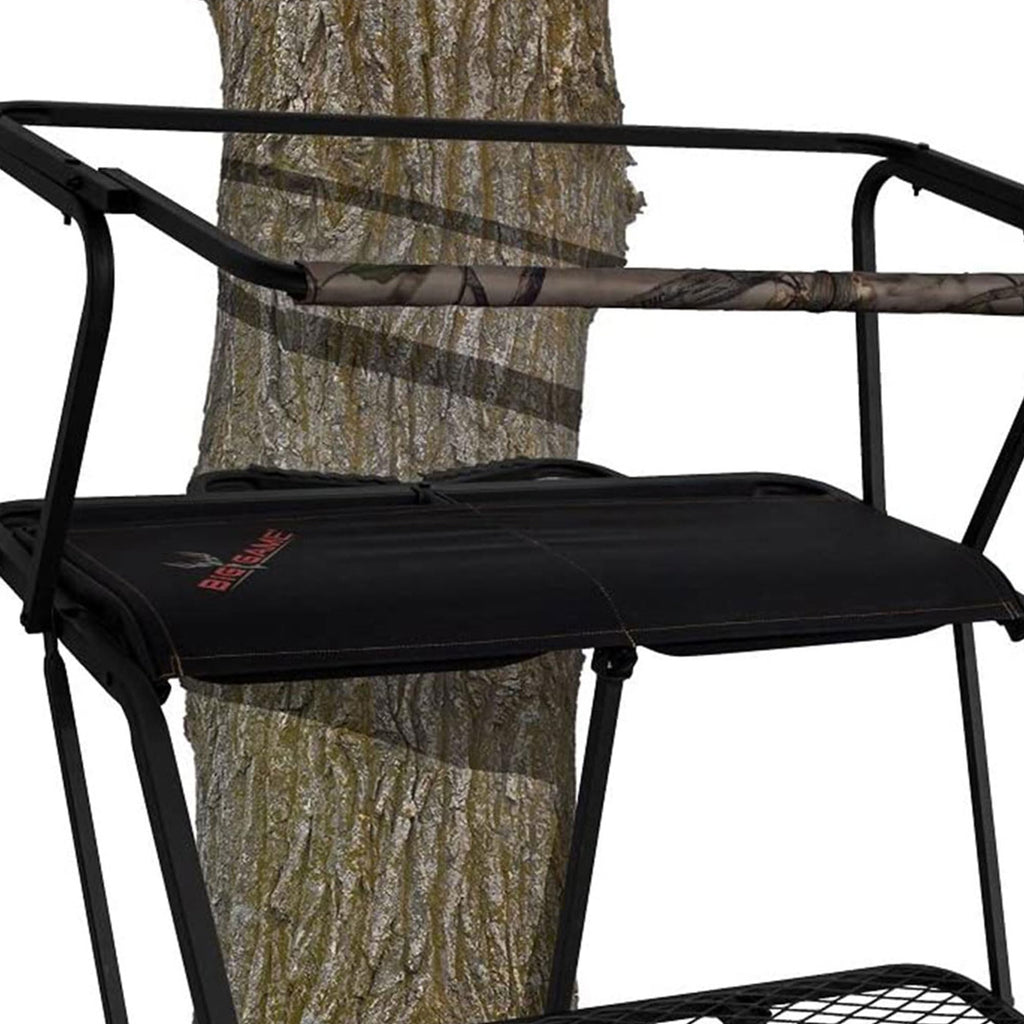 2 Person 18 Foot Tall Portable Hunting Tree Ladder Stand (2 Pack) D869