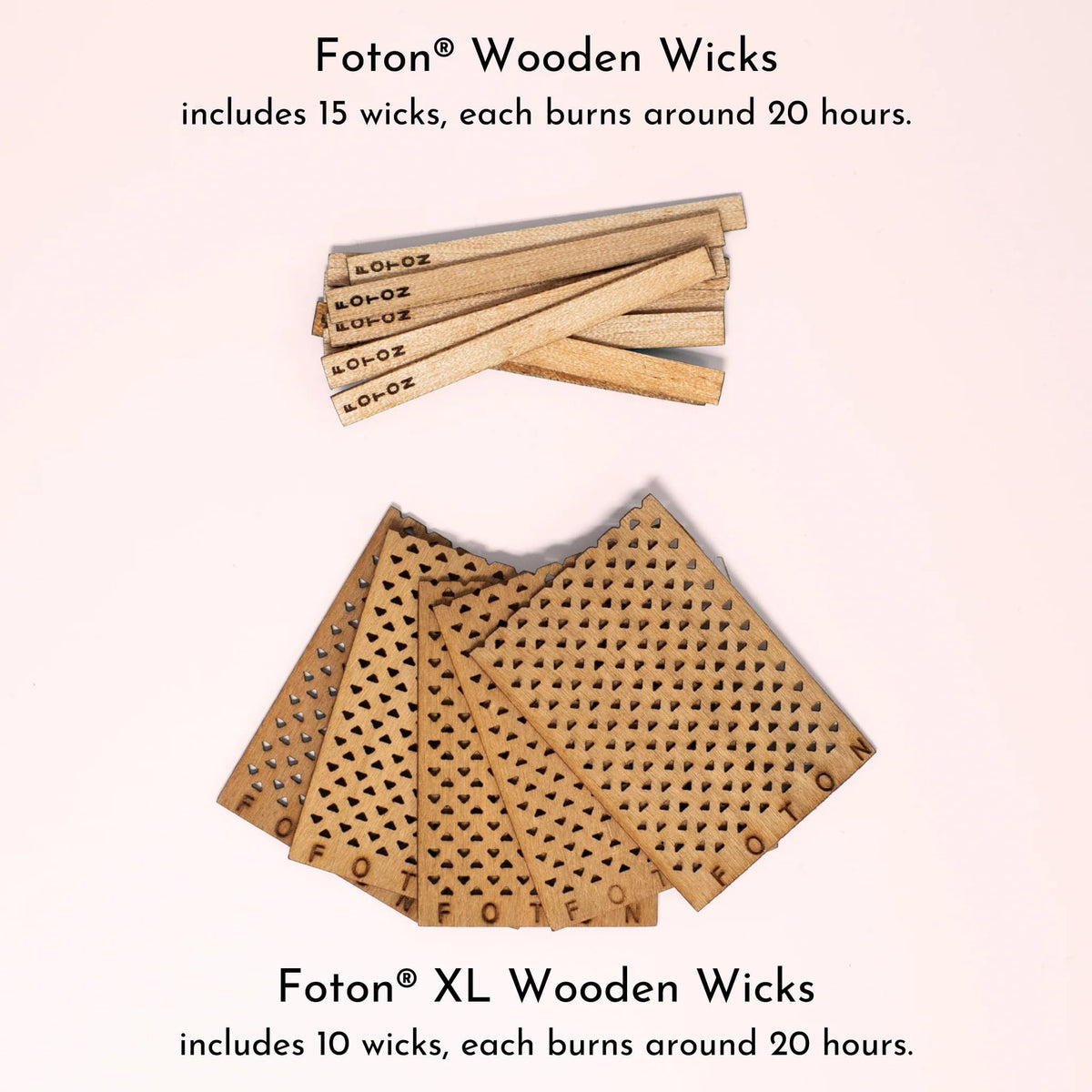 15 Pack Wooden Candle Wicks D437999