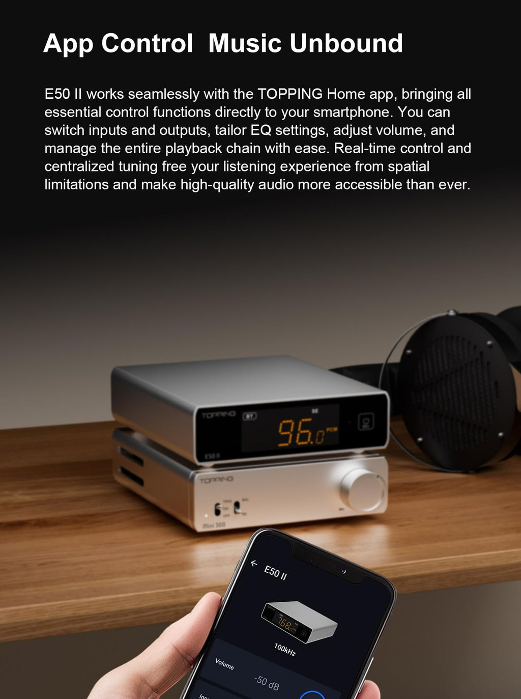 Black Hi-Res Audio DAC with Bluetooth S88052