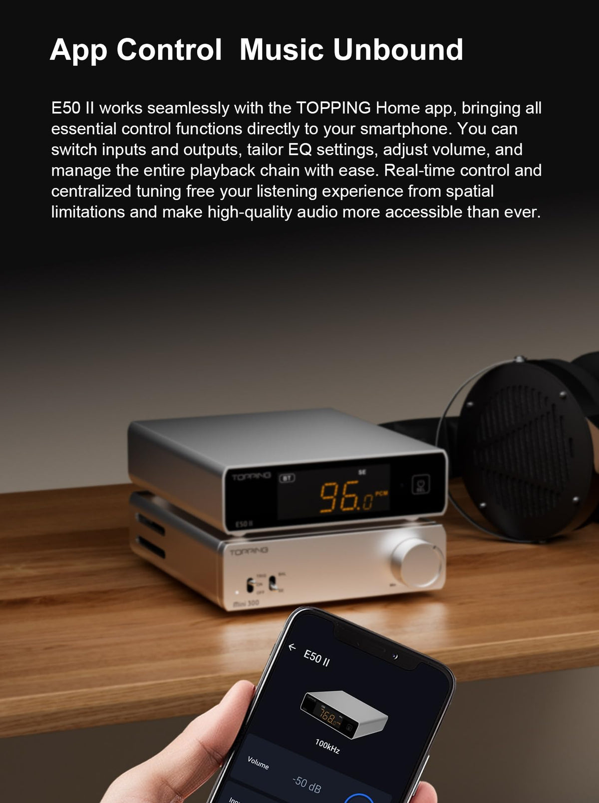 Black Hi-Res Audio DAC with Bluetooth S88052