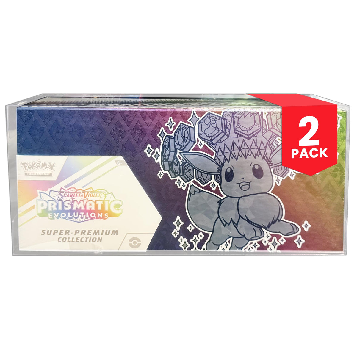 Clear PET Display Case 5-Pack + 2-Pack R757