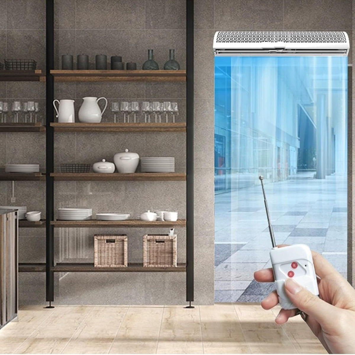 Wall-mounted Air Curtain with Remote Control V66197