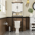 Over The Toilet Storage Cabinet with Adjustable Shelf, White H832