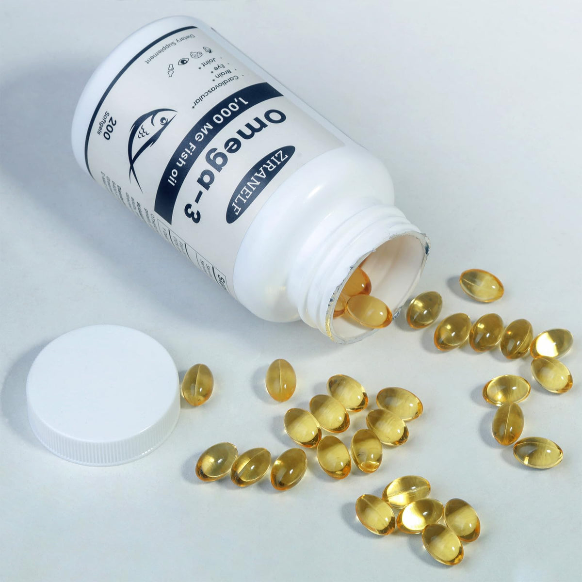 Omega 3 Fish Oil 1000 mg 400 Softgels EPA DHA D9712