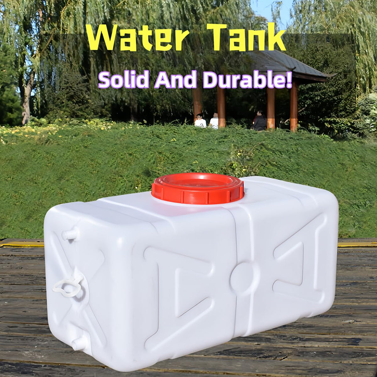 15L White Plastic Water Storage Tank Y9015