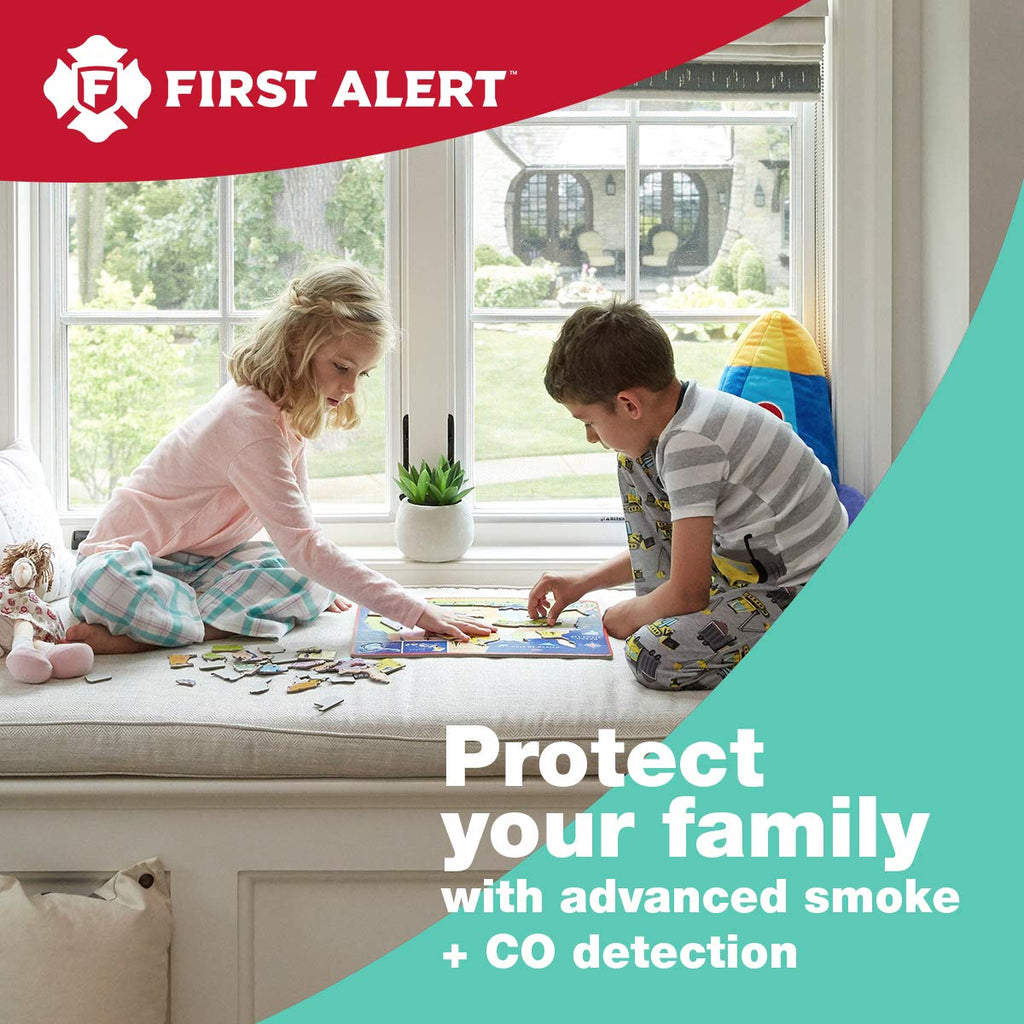 Hardwired Smoke and Carbon Monoxide Detector with Battery Backup, 3-Pack V985