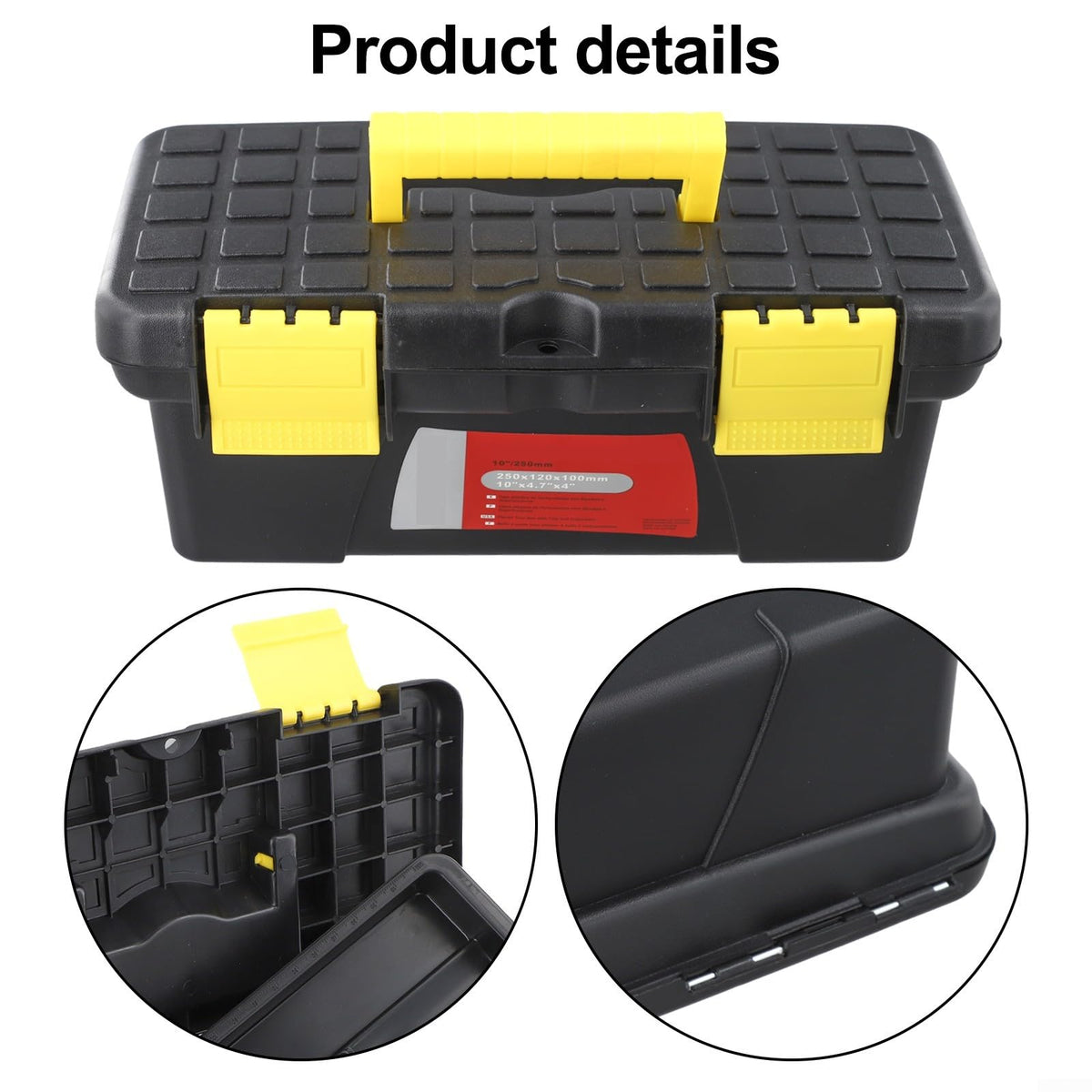 10 Inch Plastic Toolbox P915114