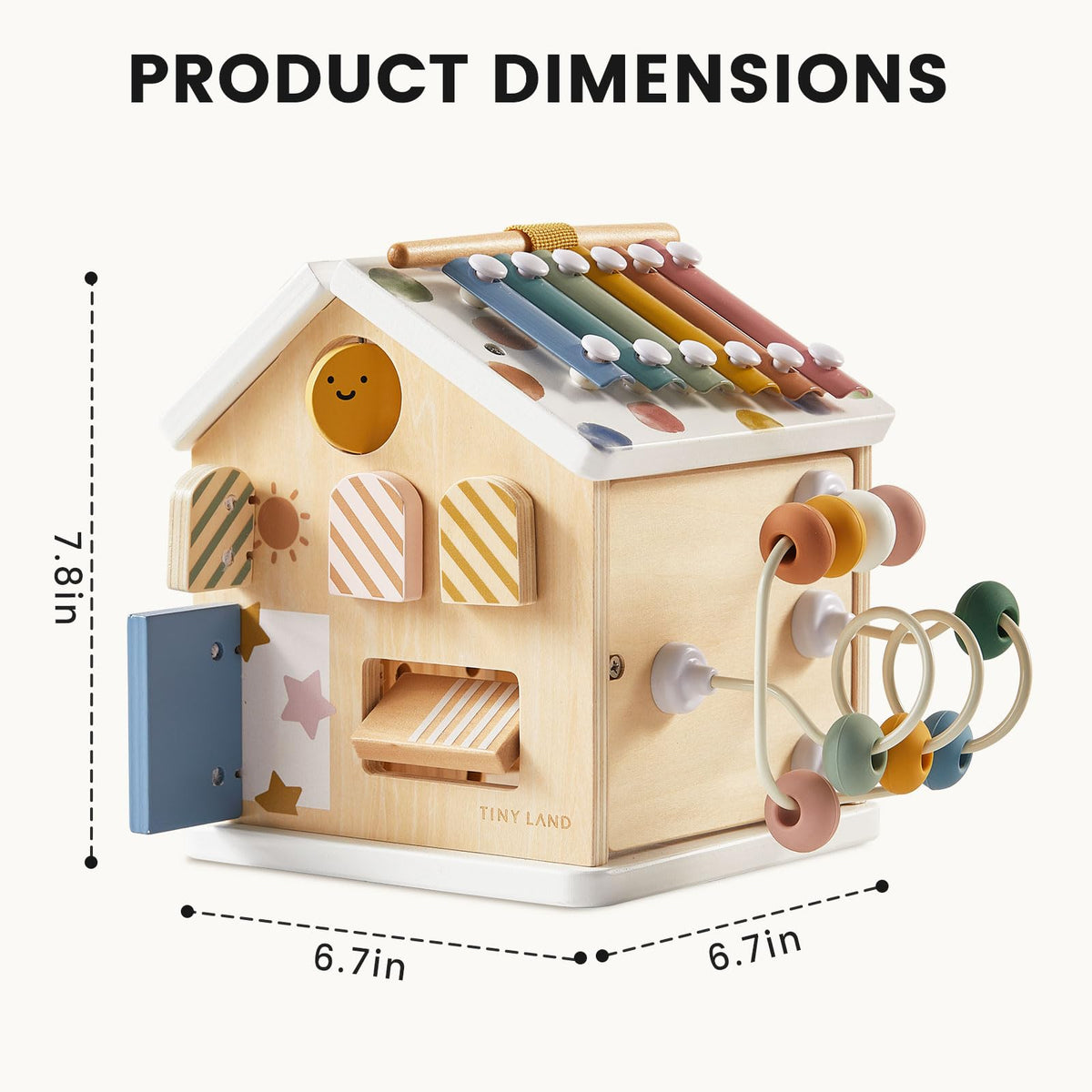 Wooden Activity Cube T765055