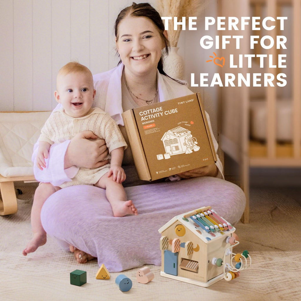 Wooden Activity Cube T765055