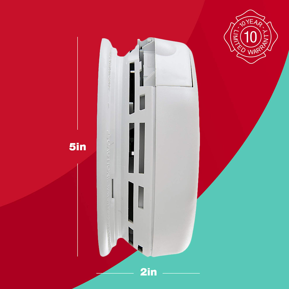 Hardwired Smoke and Carbon Monoxide Detector with Battery Backup, 3-Pack V985