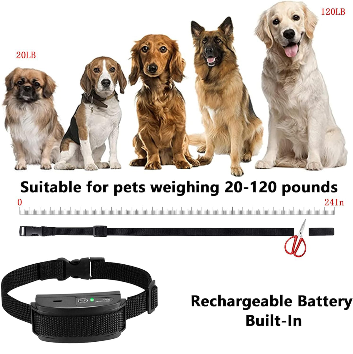 In-Ground Electric Dog Fence System for 2 Dogs W828010