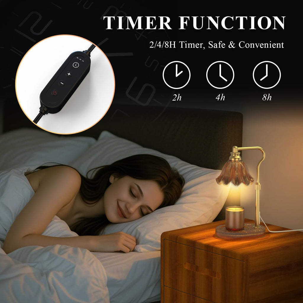 Candle Warmer Lamp with Timer & Dimmer I37763