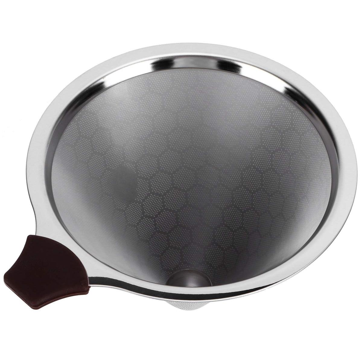 High Temp Glass Coffee Drip Pot with Reusable Filter 600ml Q5696