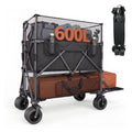 600L Foldable Collapsible Wagon Cart with Wheels Y5541