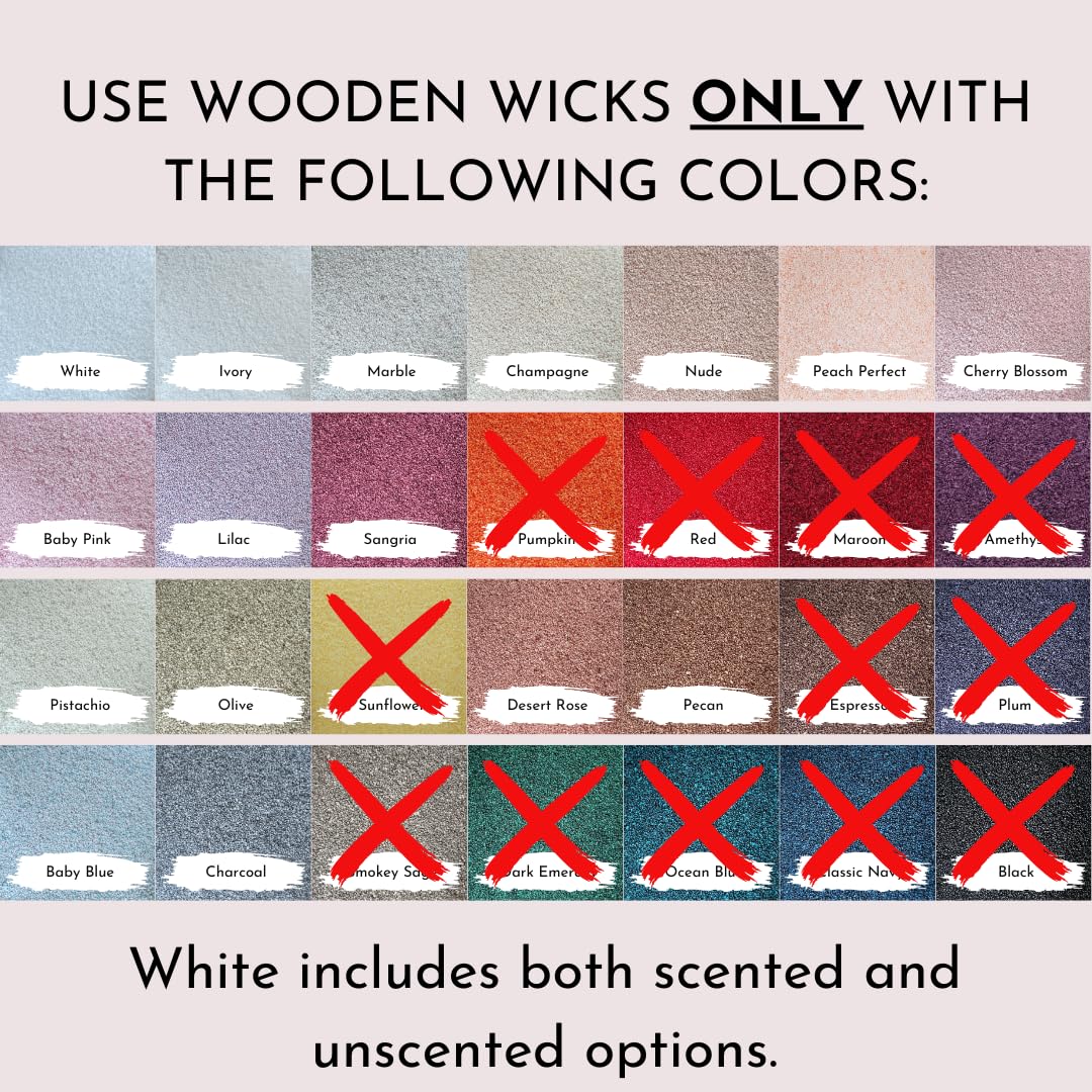 15 Pack Wooden Candle Wicks D437999