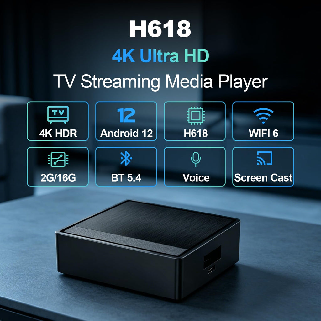 Android TV Box 4K Ultra HD Streaming Device X9423
